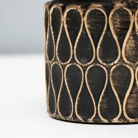 Лампа настольная 32166/1 E14 40Вт черный с золотой патиной 20х20х28 см RISALUX Лампа настольная 32166/1 E14 40Вт черный с золотой патиной 20х20х28 см RISALUX