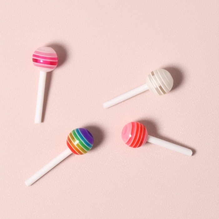 Фигурки для дизайна ногтей &laquo;Леденцы&raquo;, объёмные, разноцветные