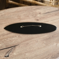 Панно "Доска для сёрфа "Туалет" дерево 40х11 см