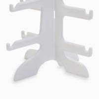 Подставка под очки 3 места, 16&times;14,5&times;20, цвет белый