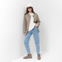 Джемпер женский MIST крупной вязки, молочный, р. S (40-42)