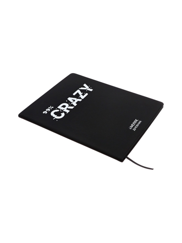 Дневник школьный 1-11 класс, deVENTE. 99% CRAZY&raquo;, искусственная кожа, шелкография