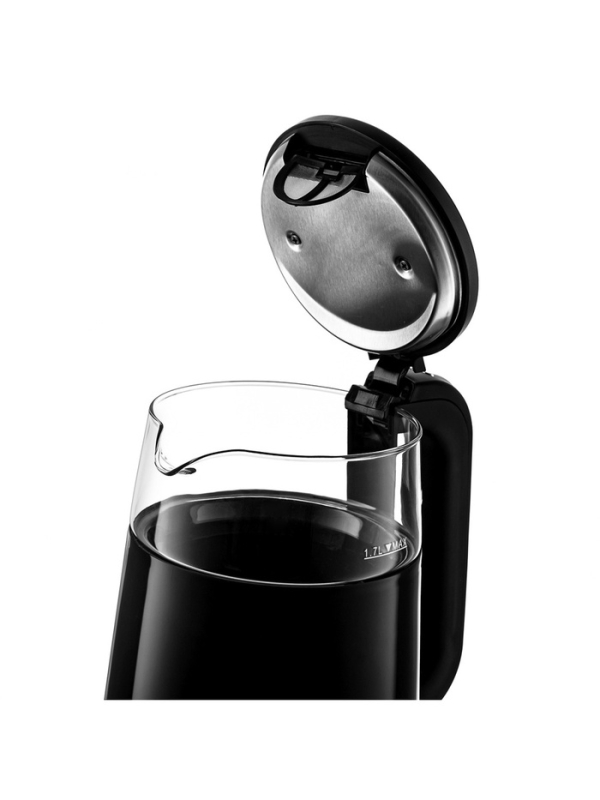 Чайник электрический BRAYER 1037BR,1.7 л, нерж.сталь с пластик. Покрытием Cool Touch,2200Вт