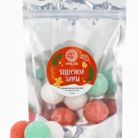 Набор бомбочек для ванны в пакете "Чудесной зимы", 6 шт по 20 гр, ягодный пунш
