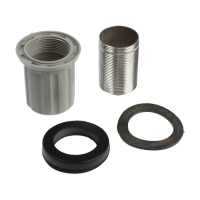 Смеситель для кухни ZEIN Z2391, гибкий излив, картридж 40 мм, нержавеющая сталь, черный