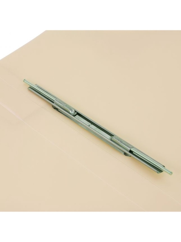 Папка с пружинным скоросшивателем А4, 700 мкм, 27 мм, Calligrata TOP Pastel, внутренний и торцевой карман, до 180 листов, кремовый