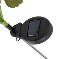 Садовый светильник на солнечной батарее &laquo;Подсолнухи&raquo;, 70 см, 30 LED, свечение тёплое белое