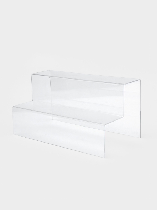 Горка 2 ступеньки 40&times;21&times;20 см, оргстекло 3 мм, В ЗАЩИТНОЙ ПЛЁНКЕ