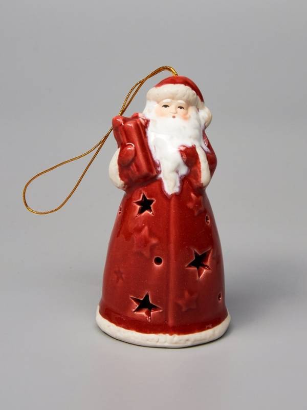 Светодиодная подвеска Светодиодная подвеска "Дед Мороз" 9.6х5.1х5.1, 1 LED, LR44x3(в компл.), Т/БЕЛЫЙ