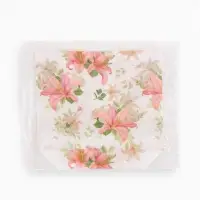 Сумка для покупок Цветы, 32*10*26. отд без молнии,  белый