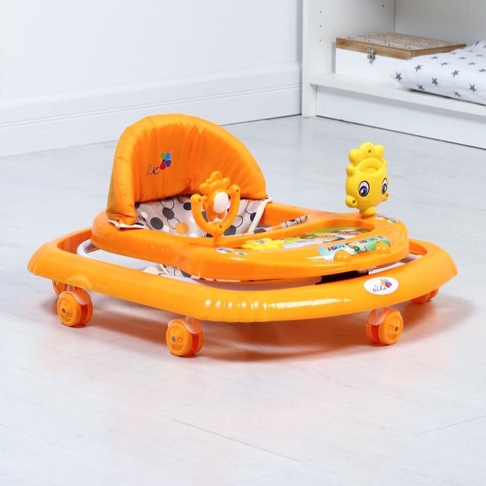 Ходунки &laquo;Солнышко&raquo;, звуковые эффекты, цвет оранжевый