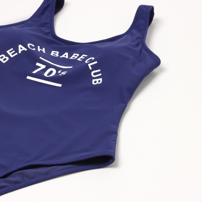 Купальник женский слитный MINAKU цвет синий, размер 44