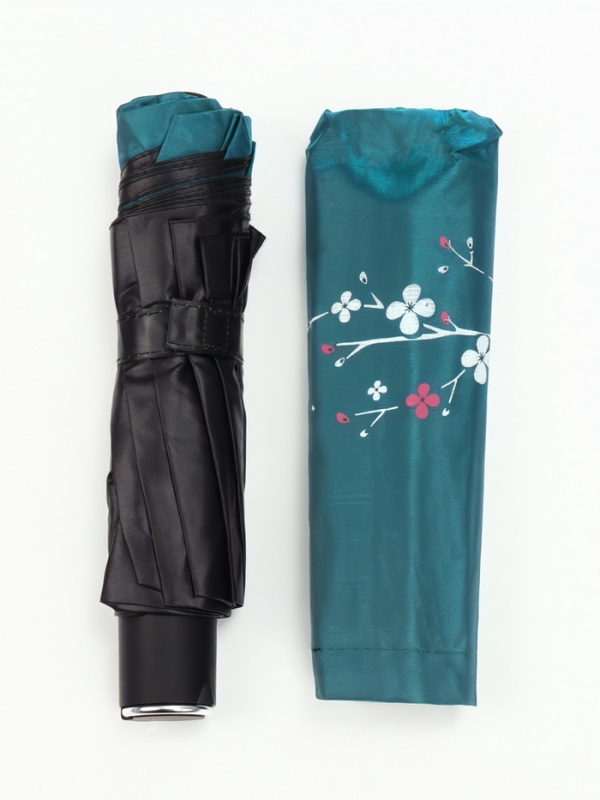 Зонт механический &laquo;Хамелеон&raquo;, эпонж, 4 сложения, 10 спиц, R = 48/56 см, D = 112 см, цвет МИКС