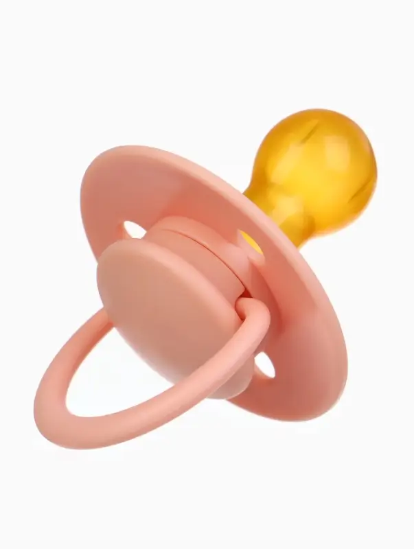 Набор классических пустышек, 2 шт., латекс, нюд/персиковый, в контейнере, от 6 мес., M&B