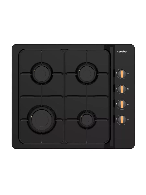 Газовая варочная панель CGH600B, 60 см, черная эмаль