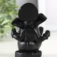 Фигура гипс "Ганеш" 9х8 см, черный
