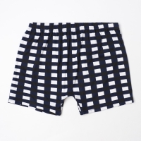 Трусы мужские боксеры, цвет белый/тёмно-синий квадрат, размер 50