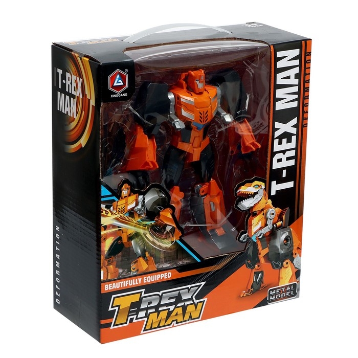 Робот &laquo;Динобот&raquo;, с металлическими элементами, трансформируется