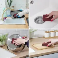 Губка для посуды Raccoon &laquo;Чудо-губка&raquo;, чистящая, 10&times;7&times;2.5 см