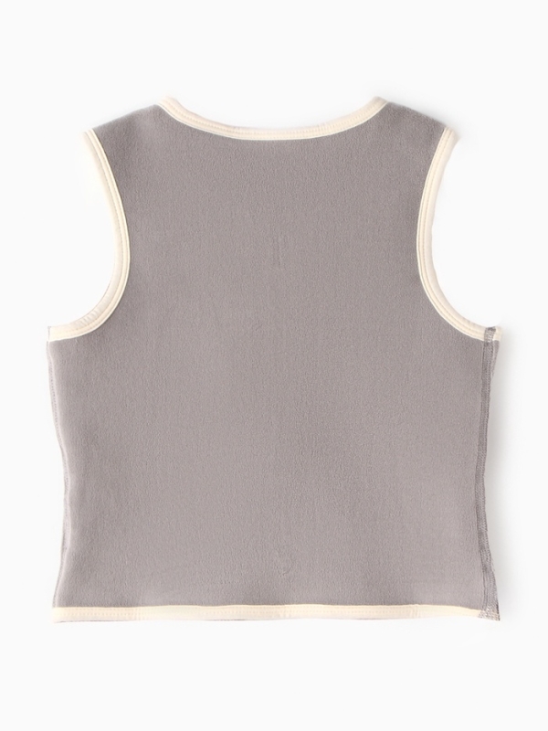 Жилетка флисовая детская Collorista, цв. графит, рост 116 см Жилетка флисовая детская Collorista, цв. графит, рост 116 см