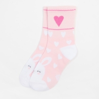 Носки детские KAFTAN &laquo;Зайка&raquo;, размер 16-18, цвет розовый