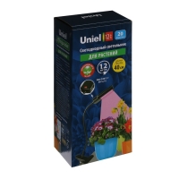 Фитосветильник светодиодный Uniel, 12 Вт, на прищепке, для фотосинтеза, IP40 Фитосветильник светодиодный Uniel, 12 Вт, на прищепке, для фотосинтеза, IP40