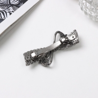 Заколка-автомат для волос "Патриция" бант, 7 см, чёрный Заколка-автомат для волос "Патриция" бант, 7 см, чёрный