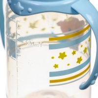 Бутылочка для кормления &laquo;Мишка принц&raquo;, классическое горло, 150 мл., от 0 мес., цилиндр, с ручками