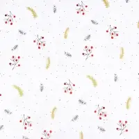 Бумага упаковочная новогодняя &laquo;Красные шарики&raquo;, глянец, двусторонняя, 80 г/м&sup2; , 70&times;100 см