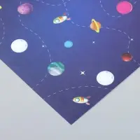 Бумага для скрапбукинга &laquo;Арт Узор. Путешествие в космос&raquo;, 180 г/м&sup2;, 30.5&times;32 см