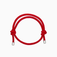 Браслет-оберег &laquo;Красная нить&raquo; защита, цвет красный в серебре, d=6