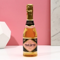 Новогодний гель для душа во флаконе шампанское &laquo;Только для тебя&raquo;, 500 мл, аромат клубники, Новый Год