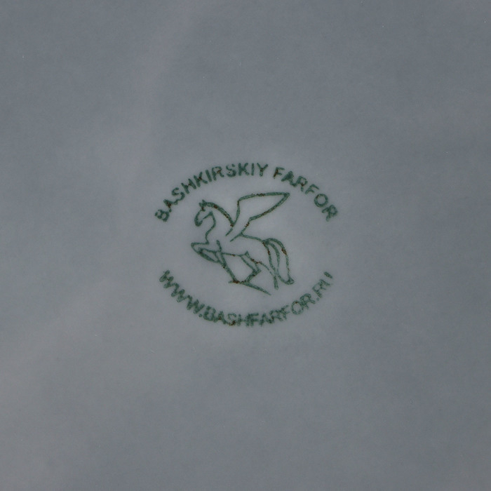 Салатник фарфоровый &laquo;Акварель&raquo;, 1 л, цвет светло-серый