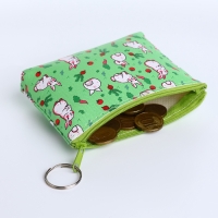 Кошелёк монетница на молнии, цвет МИКС Кошелёк монетница на молнии, цвет МИКС