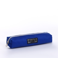 Косметичка-пенал на молнии, цвет синий Косметичка-пенал на молнии, цвет синий