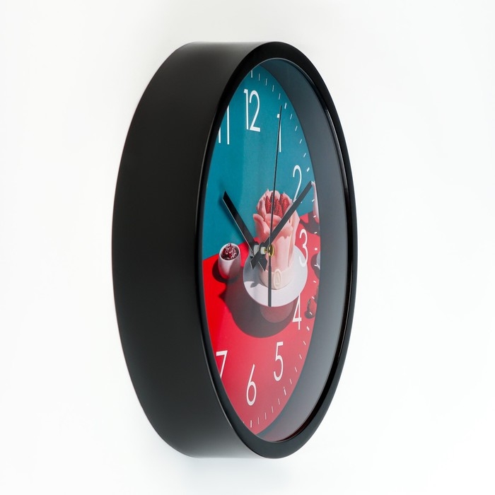 Часы настенные "Десерт", d-20 см, плавный ход