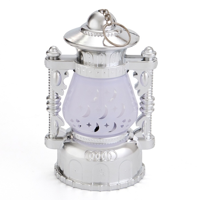 Фонарь кемпинговый "Керосинка", 3 Вт, 2 режима, 3 ААА, 15 х 8 х 8 см, серебряный