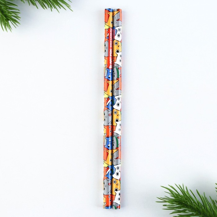 Подарочный набор новогодний, блокнот,карандаши ч/г 2 шт и восковые мелки «Исполнения желаний» Подарочный набор новогодний, блокнот,карандаши ч/г 2 шт и восковые мелки «Исполнения желаний»