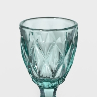 Рюмка стеклянная Magistro &laquo;Круиз&raquo;, 50 мл, 5&times;10 см, цвет бирюзовый