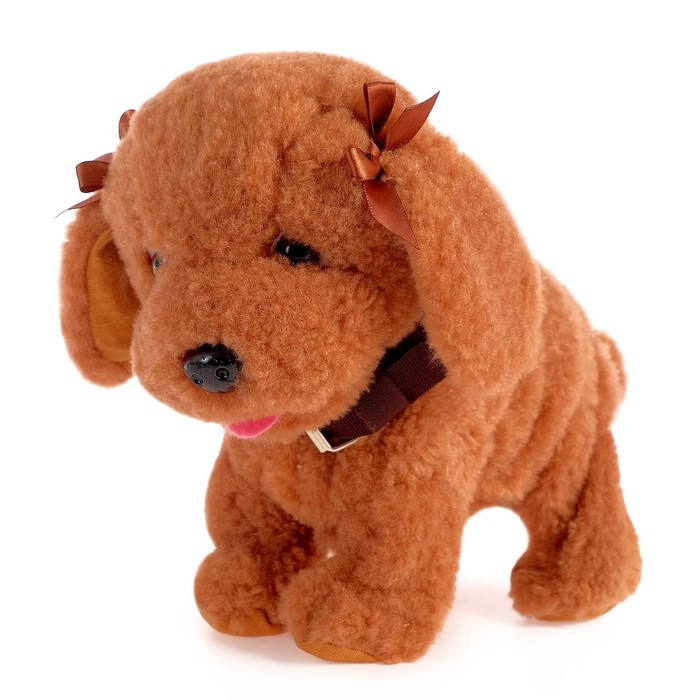 Интерактивный щенок &laquo;Мой друг&raquo;, выполняет команды, реагирует на касания, лает, скулит