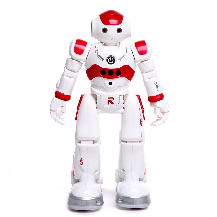 Робот &laquo;Робо-друг&raquo;, с дистанционным и сенсорным управлением, русский чип, цвет красный