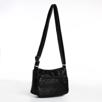 Сумка кросс-боди на молнии, цвет чёрный Сумка кросс-боди на молнии, цвет чёрный