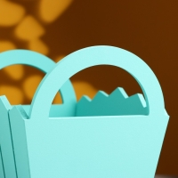 Кашпо деревянное 25×16×17 см "Мария", ручки боковые, МДФ, Тиффани Кашпо деревянное 25×16×17 см "Мария", ручки боковые, МДФ, Тиффани