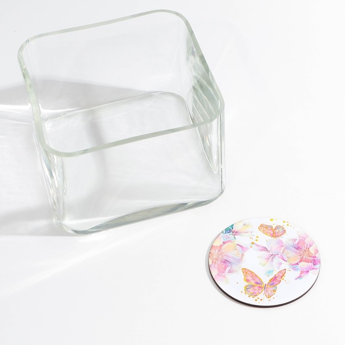 Ваза для цветов &laquo;Бабочки&raquo;, 15 х 10 см.