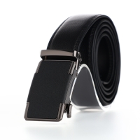 Ремень мужской, ширина 3,5 см, пряжка автомат, цвет чёрный