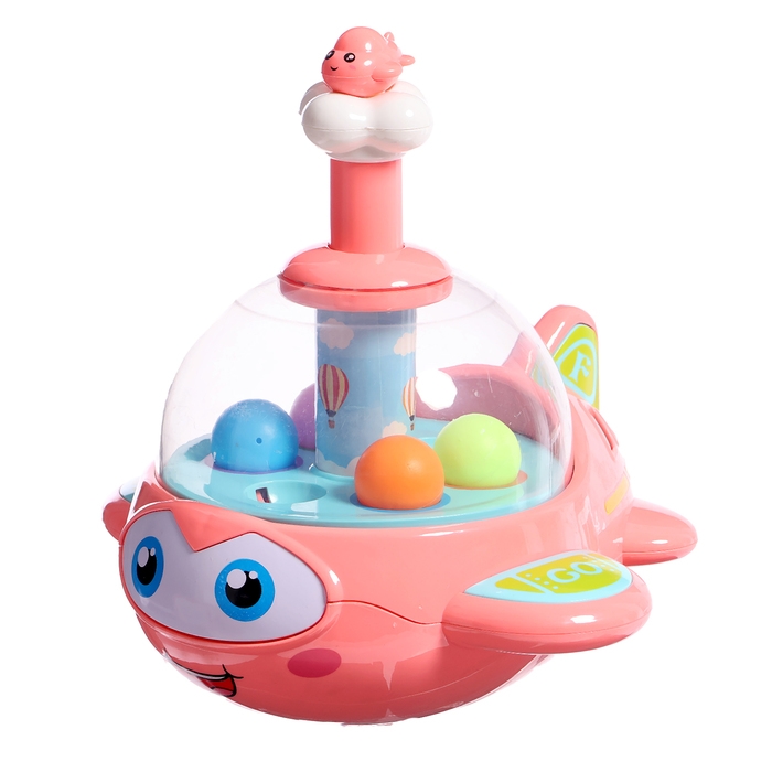 Юла &laquo;Самолётик&raquo;, цвет МИКС