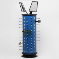 Стойка под очки настольная вращающаяся , 44 места, 38×38×68см, цвет синий Стойка под очки настольная вращающаяся , 44 места, 38×38×68см, цвет синий
