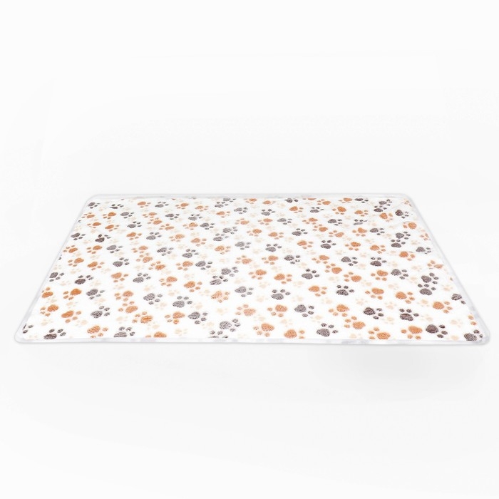 Плед для животных "С любовью", 104 х 72 см, белый