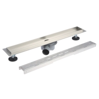 Трап линейный AFLORN AF20207-60, 600х70 мм, c флaнцeм своб. вращения 360&deg;, нерж. сталь