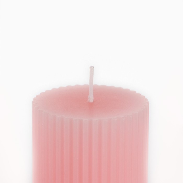 Свеча новогодняя столбик интерьерная &laquo;Новый год: Волшебного нового года&raquo;, аромат ваниль, 7,5 х 5 см